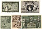 Seriennotgeld 5 Scheine Oberweißbach M/G 1003.1 , Notgeld Set mit 5 Scheinen in kfr. von 1921 , TH -