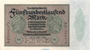 Weimarer Republik - Inflation 500.000 Mk. Reichsbanknote , 500.000 Mark Schein in kfr. DEU-99.d, Ros.87, P.88 , von 1923 -
