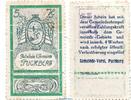 Notgeld Österreich 5 Heller -16 Serien- grün Notgeld der Gemeinde Puchberg S.787.IV.i -16 Serien- grün , 5 Heller Schein kfr -