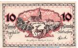 Notgeld DE 10 Pf. Notgeld Stadt Herzberg 2985.10.10 , 10 Pfennig -Zickzacklinien- in kfr. o.D. -