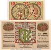 Notgeld DE 2 Scheine kpl. Notgeld Stadt Immenstadt 3200.10.20 bis 26 , Set mit 2 Scheinen in kfr. von 1918 -