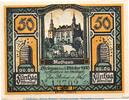 Kleingeld 1914-1922 DE 50 Pf. Notgeld Stadtbank Striegau 7205.10.11 , 50 Pfennig Schein in kfr. von 1920 , SLN -