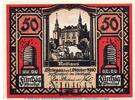 Kleingeld 1914-1922 DE 50 Pf. Notgeld Stadtbank Striegau 7205.10.16 , 50 Pfennig Schein in kfr. von 1920 , SLN -