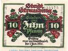 Notgeld Deutschland 10 Pfennig o.Wz. bis 1921 Notgeld Stadt Straubing 7180.05.20 , 10 Pfennig Schein o.Wz. bis 1921 in kfr. -