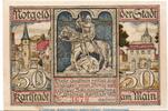 DE 50 Pf. Notgeld Stadt Karlstadt 3400.05.01 , 50 Pfennig Schein in kfr. von 1920 , Bay -