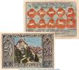 Notgeld DE 2 Scheine kpl. 2 x Notgeld K. Schwalbe Eisenach 319.1 , Set mit 2 Scheinen in kfr. o.D. -