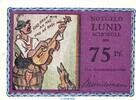 Notgeld De 75 Pf. Notgeld Lund - Schobüll 844.2.b , 75 Pfennig Schein -violettrosa- in kfr. o.D. -