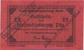 Kleingeld 1914-1922 25 Pf. Notgeld Klostergut Ettal 1810.05.64 , 25 Pfennig Schein in kfr. von 1919 -