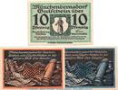 Notgeld DE 3 Scheine kpl. Notgeld Stadt Münchenbernsdorf 4705.05.15-17 , Set mit 3 Scheinen in kfr. o.D. -