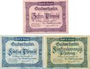 Kleingeld 1914-1922 DE 3 Scheine kpl. Notgeld Stadt St. Wendel 6420.05.01-03 , Set mit 3 Scheinen in kfr. von 1919 -