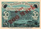 Großnotgeld Inflation Notgeld Lichtenstein Callnberg 200 Mark Banknote Lichtenstein Callnberg , 200 Mark Überdruck Schein in kfr. Mü.2715.3 -