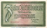 Großnotgeld Inflation Notgeld Wetzlar 10 Millionen Mark Notgeld Stadt Wetzlar , 10 Millionen Mark in kfr. Keller 5594 von 1923 , Rhl. -