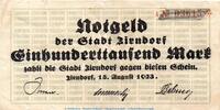 Großnotgeld Inflation Notgeld Zirndorf 100.000 Mark Notgeld Stadt Zirndorf , 100.000 Mark in gbr. Keller 5798.b von 1923 , Bayern -