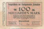 Großnotgeld Inflation Notgeld Pirmasens 100 Milliarden Mark Notgeld Stadt Pirmasens , 100 Milliarden Mark Schein in gbr. Keller 4313.cc -