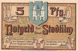 Seriennotgeld Deutschland Notgeld Stadtilm 5 Pfennig Notgeld Stadt Stadtilm 1250.1 , 5 Pfennig Schein in kfr. von 1921 , Thüringen -
