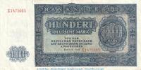 Deutsche Notenbank DDR 100 Mk. Banknote , 100 Mark Schein in gbr. SBZ-17, Ros.346, P.15 , 1948 , Notenbank DDR -