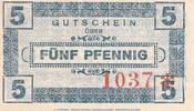 Kleingeld 1914-1922 DE 5 Pf. Notgeld Jos.C. Huber Diessen 1370.05.01 , 5 Pfennig Schein in kfr. o.D. Bayern -