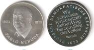 DDR Medaille Medaille DDR 1973 , Pablo Neruda 1904-1973 vz deutsche Demokratische Republik -