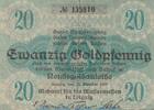 Wertbeständiges Notgeld Notgeld Leipzig 20 Goldpfennig Notgeld Mustermessen Leipzig , 20 Gold Pfennig Schein in gbr. Müller 3010.3 -