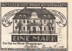 Seriennotgeld 1 Mk. mit KN Notgeld Stadt Stavenhagen 1257.1.a , 1 Mark Schein mit Kennummer in kfr. o.D. -
