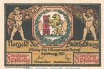 Notgeld De 50 Pf. Nr.5 Notgeld Stadt Heldburg 594.1 , 50 Pfennig Schein Nr.5 in kfr. von 1921 , Th. -