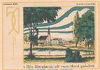Serienscheine DE 50 Pf. Nr.1 -rauh- Notgeld Eifelverein Speicher 1248.2 , 50 Pfennig Schein Nr.1 -rauh- in kfr. 1921 -