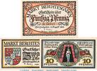Notgeld De 3 Scheine kpl. Notgeld Gemeinde Berchtesgaden 76... Set mit 3 Scheinen in kfr. von 1920, Bayern -