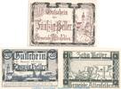 Notgeld Österreich 3 x Notgeld Altenfelden -grünbronze- Notgeld der Gemeinde Altenfelden S.27.II.c , -grünbronze- Set mit 3 Scheinen kfr -