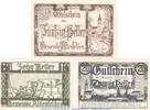 Notgeld Österreich 3 x Notgeld Altenfelden -Gold- Notgeld der Gemeinde Altenfelden S.27.II.b , -Gold- Set mit 3 Scheinen in kfr. -