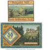Notgeld De 2 Scheine kpl. Gräfenthal , Notgeld Set mit 2 Scheinen in kfr. M/G 463.1 Thüringen 1921 -
