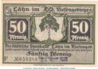 Seriennotgeld Deutschland Notgeld Lähn 50 Pf --Dat US-- Notgeld Sparkasse Lähn 756.1.a , 50 Pfennig --Dat + US-- in kfr. o.D. Schlesien -