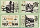 Notgeld DE 4 Scheine -grün- Notgeld Gemeinde Freienohl 384.1 , Set -grün- mit 4 Scheinen in kfr. o.D. WF -