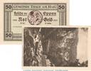Serienscheine DE 50 Pf. Nr.12 Thale Notgeld -Hilfe für Oppau- 1320.16 , 50 Pfennig Nr.12 in kfr. von 1921 , SA -