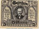 Notgeld De 25 Pf. Notgeld Posenmühle Bucha 196.1.a , 25 Pfennig Schein in kfr. von 1921, Thüringen -