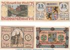 Serienscheine DE 4 Scheine kpl. Notgeld Stadt Hildburghausen 608.1-2 , 2 Sets mit 4 Scheinen in kfr. o.D. Thü. -