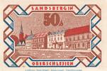 Serienscheine DE 50 Pf. Nr.2 Notgeld Stadt Landsberg 763.1 , 50 Pfennig Nr.2 -März- in kfr. von 1921 , SLN -
