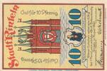 Seriennotgeld Deutschland Notgeld Rinteln 10 Pf. -- gut für -- Notgeld Stadt Rinteln 1125.1.c , 10 Pfennig Schein --gut für-- in kfr. von 1920 -