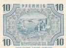 Alliierte Militärbehörde 10 Pf. Banknote Landesregierung Rheinland Pfalz , 10 Pfennig Schein in kfr. FBZ-5, Ros. -