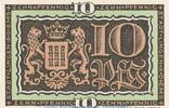 Serienscheine DE 10 Pf. Notgeld Stadt Lingen 803.1 , 10 Pfennig Schein in kfr. o.D. Niedersachsen -