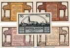 Serienscheine DE 5 Scheine kpl. Notgeld Stadt Nördlingen 978.13 , Gedicht Set mit 5 Scheinen in kfr. von 1920 -