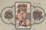 Notgeld DE 25 Pf. Notgeld Stadt Wunsiedel , 25 Pfennig -Stadttor- in kfr. Tieste 8140.05.06 , 1918 -