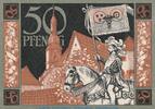 Notgeld DE 50 Pf. Notgeld Stadt Wunsiedel , 50 Pfennig -Reiter- in kfr. Tieste 8140.05.12 von 1918 -