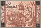 Notgeld DE 50 Pf. -Ruine- Notgeld Stadt Wunsiedel , 50 Pfennig -Ruine- in kfr. Tieste 8140.05.13 von 1918 -