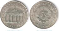 Deutsche Demokratische Republik 5 Mark BBT DDR 1987 Kursmünze DDR , 5 Mark Münze von 1987 A , vz , Jäger 1536 , Staatsbank der DDR -