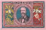 Serienscheine DE 2 Mk. Notgeld Altona , 2 Mark Schein schwarz , Mehl Grabowski 29.1 a , von 1922 , Hamburg Seriennotgeld -