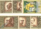 Notgeld DE 6 Scheine kpl. Berlin , Notgeld Kolonialpioniere Set mit 6 Scheinen in kfr. M/G 88.3 von 1921 -