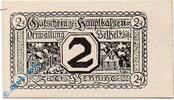 Kleingeld 1914-1922 2 Pf. Notgeld Bethel , 2 Pfennig Schein , ohne Kn , Tieste 0565.05.02 , Westfalen Verkehrsausgabe -