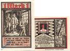 Notgeld DE 1 Mk. Nr.1 Notgeld Bochum , 1 Mark Schein Nr 1 , Kn = grün , Mehl Grabowski 127.1 b , von 1921 , Westfalen Seriennotgeld -