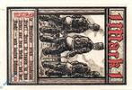 Notgeld DE 1 Mk. Nr.2 Notgeld Bochum , 1 Mark Schein Nr 2 , Kn = grün , Mehl Grabowski 127.1 b , von 1921 , Westfalen Seriennotgeld -