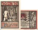 Notgeld DE 50 Pf. Nr.1 Notgeld Bochum , 50 Pfennig Schein Nr 1 , Kn = grün , Mehl Grabowski 127.1 b , von 1921 , Westfalen Seriennotgeld -